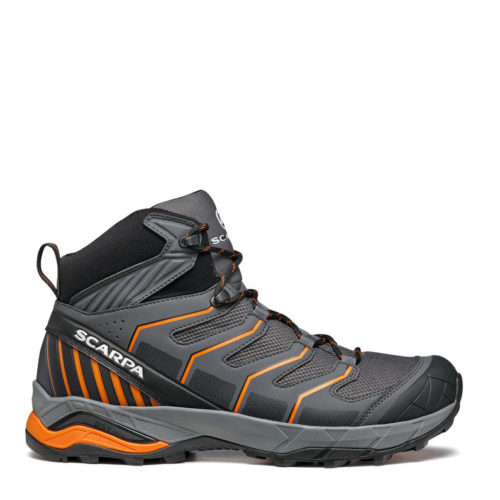 scarpa maveric mid iron gray orange