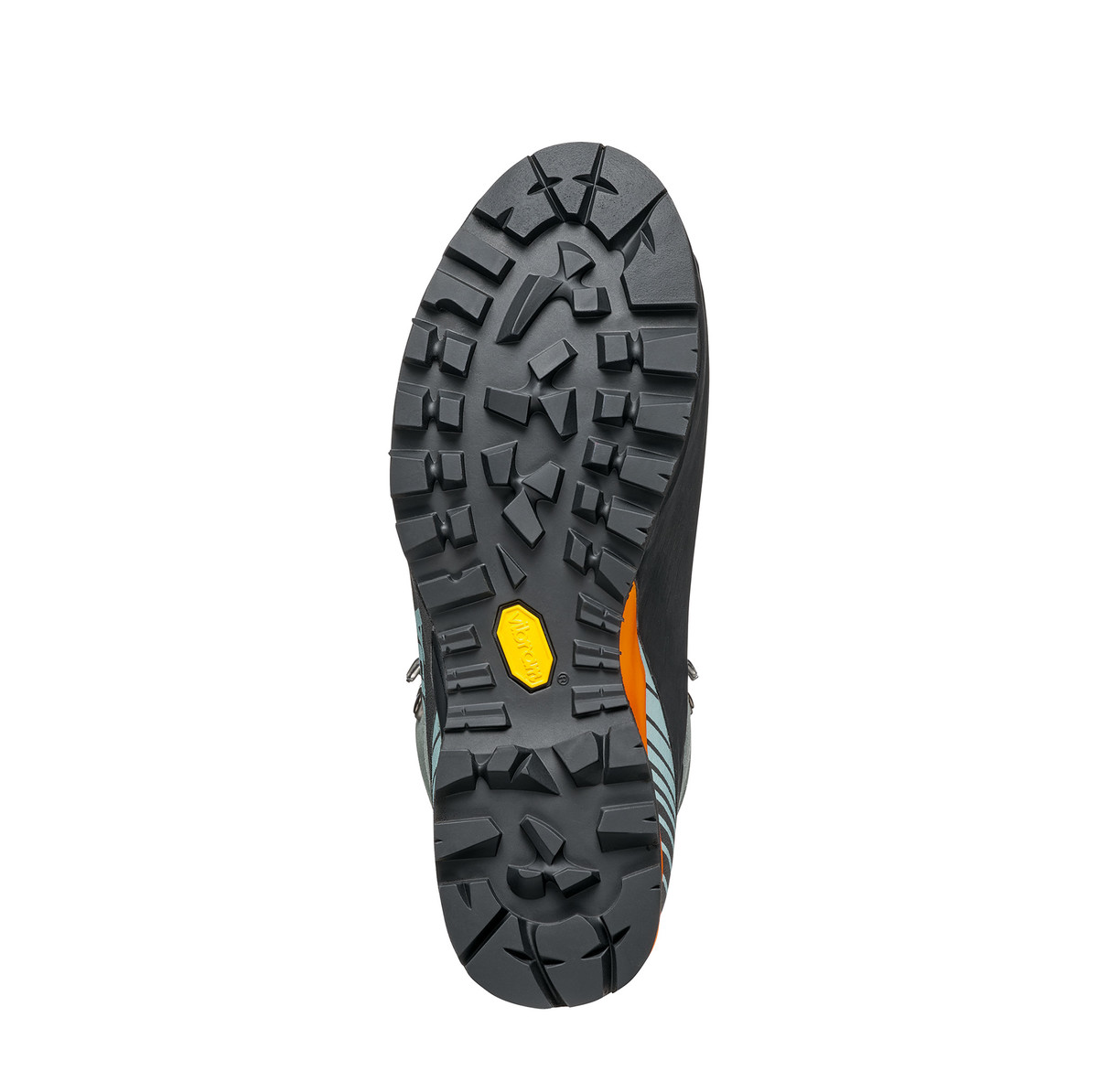 71087-252-3_04_RIB-HD-W_Con-Jad_Ribelle HD WMN _ Conifer - Jade vibram sole of the ribelle hd mountaineering boot